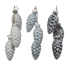 Ornement de pommes de pin - 3 x 6 cm