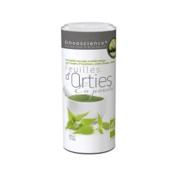 Ortie en poudre bio en boîte de 50 g