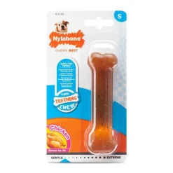Os à mâcher pour chiot Nylabone saveur poulet taille S