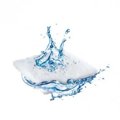 Ouate filtrante compacte blanche