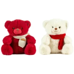 Ours avec écharpe Kalidou - 25 cm