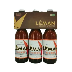 Pack bière blonde bio Brasserie du Léman - 3 x 33 cl