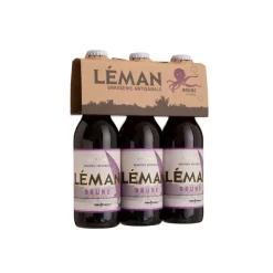 Pack bière brune bio Brasserie du Léman - 3 x 33 cl