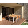 Pack complet terrasse composite chocolat 10 m2