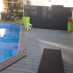 Pack complet terrasse composite anthracite 20 m2