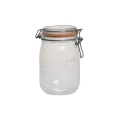 Pack de 6 bocaux en verre 1 litre Fido