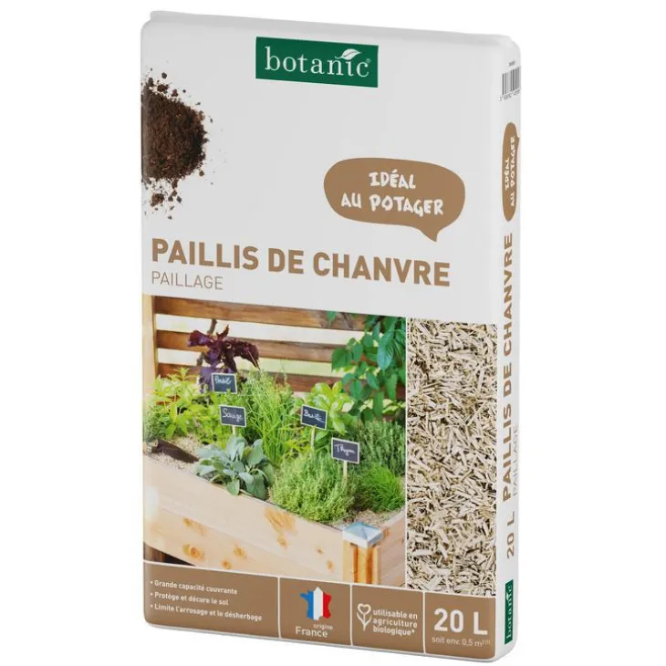 Paillis de chanvre botanic® - 20 L