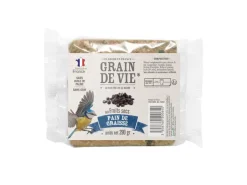 Pain de graisse aux fruits secs pour oiseaux Grain de vie – 290 g