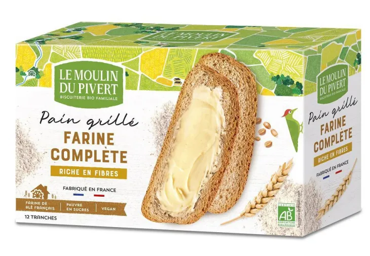 Pain grillé bio 250 g