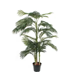 Palmier vert artificiel en pot plastique H 190 x Ø 145 cm