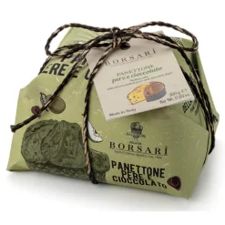 Panettone poire chocolat Borsari - emballé à la main 500 g