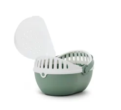 Panier de transport vert Elmo Savic modèle médium - 30,5 x 24,5 x 20,5 cm