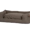 Panier pour chien coloris beige Fantail Eco Snooze Deep Taupe - 110 x 80 cm