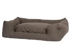 Panier pour chien coloris beige Fantail Eco Snooze Deep Taupe - 110 x 80 cm