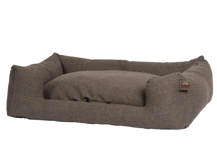 Panier pour chien coloris beige Fantail Eco Snooze Deep Taupe - 110 x 80 cm