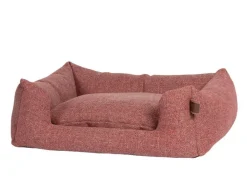 Panier pour chien coloris orange Fantail Eco Snooze Fire Brick - 80 x 60 cm