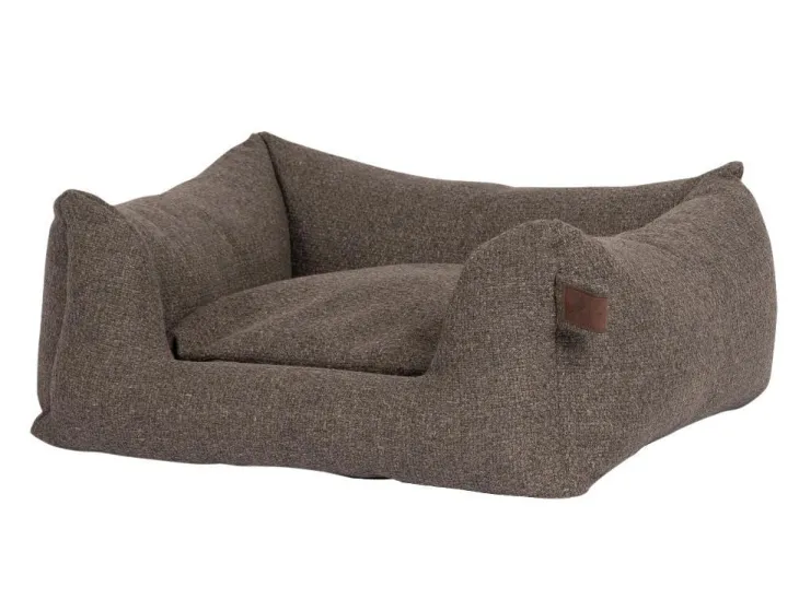 Panier pour chien coloris beige Fantail Eco Snooze Deep Taupe - 60 x 50 cm