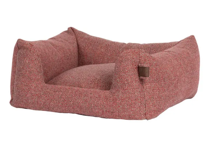 Panier pour chien coloris orange Fantail Eco Snooze Fire Brick - 60 x 50 cm