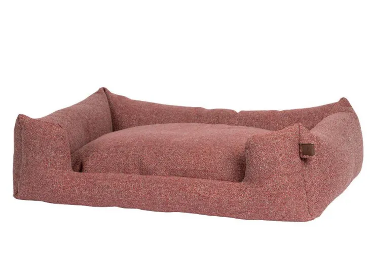 Panier pour chien coloris orange Fantail Eco Snooze Fire Brick - 110 x 80 cm