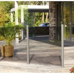 Panneau de verre trempé 97,6x10,06x100 cm