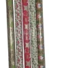 Papier cadeau multicolore traditionnel en rouleau - 70 cm x 2 m