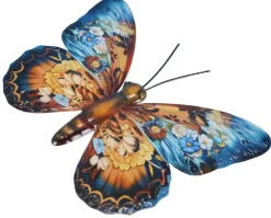 Papillon en métal multicolore Riviera décor A moyen modèle - 36 cm