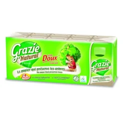 Paquets de mouchoirs 100% recyclés Grazie - 10 paquets