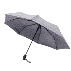 Parapluie amsterdam gris en acier et polyester