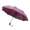 Parapluie lorient bordeaux en acier et polyester