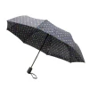 Parapluie lorient noir en acier et polyester