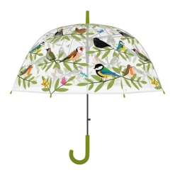 Parapluie transparent Esschert Design club oiseaux - Ø 83 x 81,5 cm