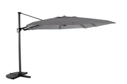 Parasol carré déporté Deluxe - Flip Flap - ROYAL GARDEN - 3 x 3m