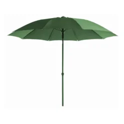 Parasol droit en aluminium couleur amande Proloisirs - Ø 270 cm