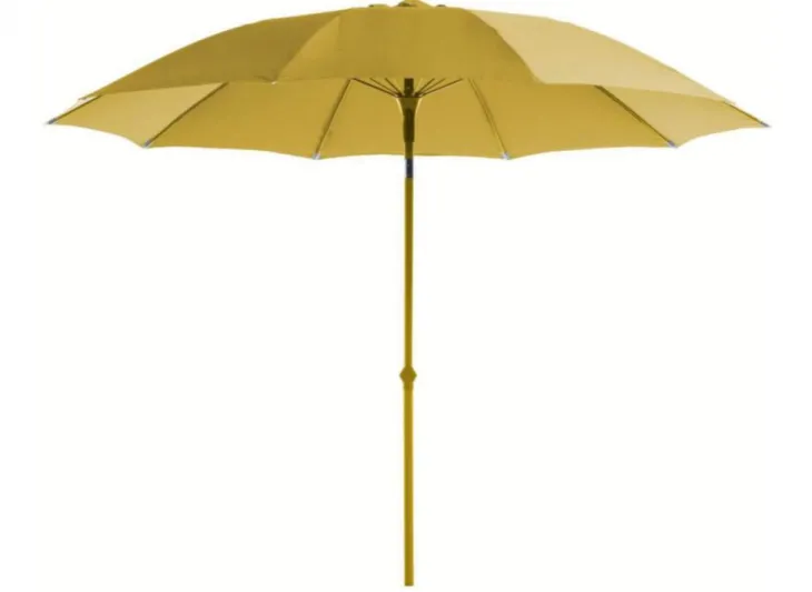 Parasol droit en aluminium et fibre - PROLOISIRS - Ø 270cm