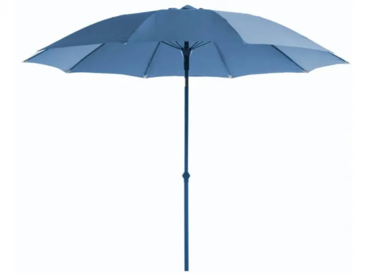 Parasol droit en aluminium et fibre - PROLOISIRS - Ø 270cm