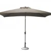 Parasol droit Tilt inclinable en aluminium - Taupe, PROLOISIRS  - 3x2m