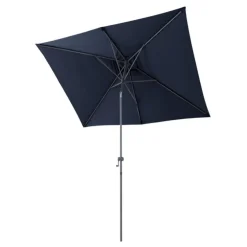 Parasol rectangulaire à manivelle en aluminium - 200 x 300 cm