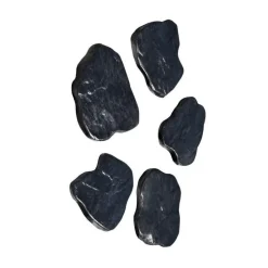 Pas chinois en béton coulé ton ardoise Hairie Grandon multiformat petit modèle - 16/20 x 29/32 cm