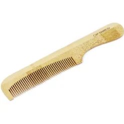 Peigne déméloir manches et dents serrés coloris beige en bambou Cap Bambou - 17 g