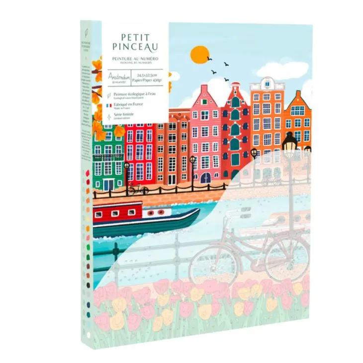 Peinture au numéro Amsterdam Petit Pinceau by La Petite Épicerie - 25,5 x 3,5 x 33 cm