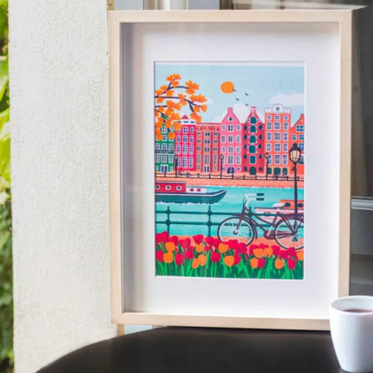 Peinture au numéro Amsterdam Petit Pinceau by La Petite Épicerie - 25,5 x 3,5 x 33 cm