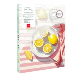 Peinture au numéro Citrons de Menton Petit Pinceau by La Petite Épicerie - 25,5 x 33 cm