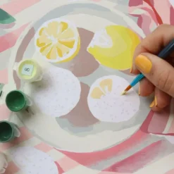 Peinture au numéro Citrons de Menton Petit Pinceau by La Petite Épicerie - 25,5 x 33 cm