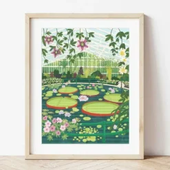 Peinture au numéro Nénuphar Petit Pinceau by La Petite Épicerie - 25,5 x 33 cm