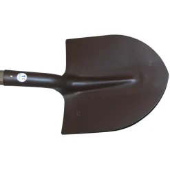 Pelle ronde trempée de couleur marron