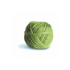 Pelote ficelle en jute couleur pomme - 100 gr / 75 m