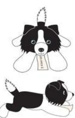 Peluche animal en polyester - 20 cm