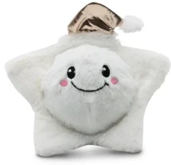 Peluche balle de Noël pour chien coloris blanc Croci White Friends - 18/23 cm