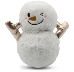 Peluche balle de Noël pour chien coloris blanc Croci White Friends - 18/23 cm