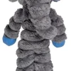 Peluche pour chien éléphant Kong coloris gris - 36 x 9 x 49,5 cm
